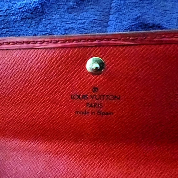 Authentic Louis Vuitton Red EPI Wallet - Picture 10 of 15